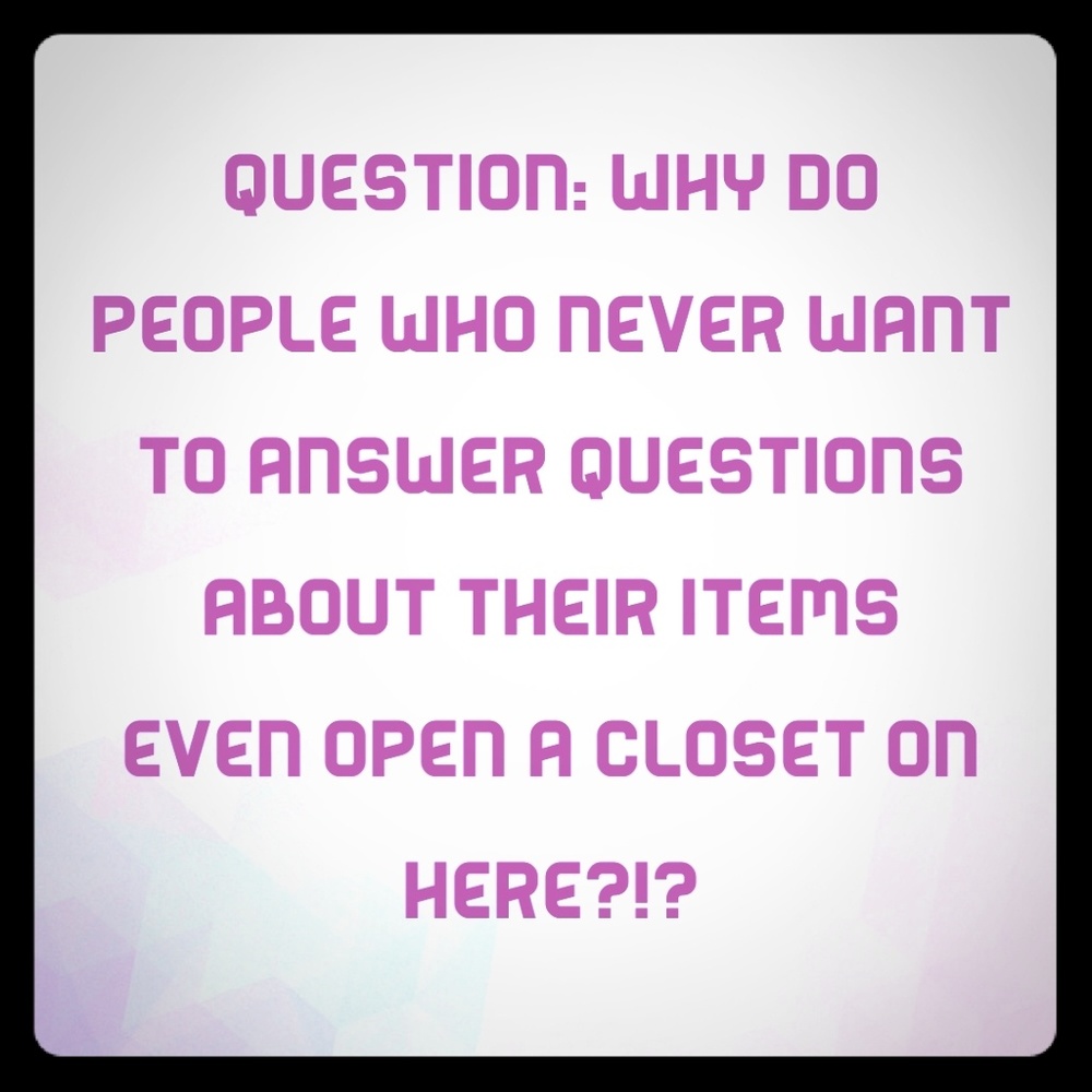 Why are you even on Poshmark?!?